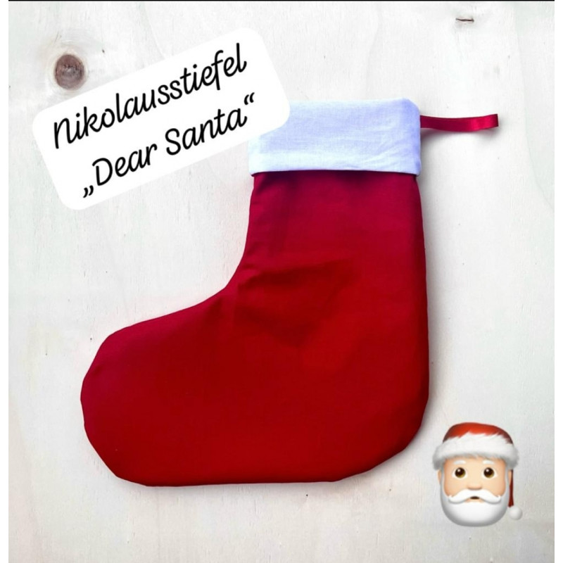 Nikolausstiefel "Dear Santa"