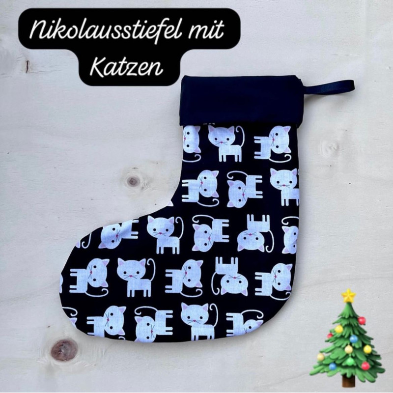 Nikolausstiefel "Katze"