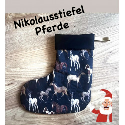 Nikolausstiefel "Pferde"